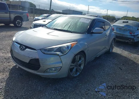 2012 Hyundai Veloster Base W/Black z USA, uszkodzony, nr VIN KMHTC6AD2CU069029